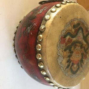 Antique tangle Chinese drum